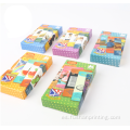 Impresión personalizada Kids Aprendizaje Flashcards Cajas